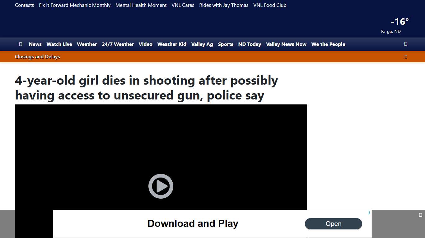 4-year-old girl dies in shooting after possibly having access to unsecured gun, police say